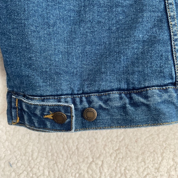 Lee Blue Denim Men’s XL Jacket NWT W/ Brown Corduroy Collar & Fleece Lining - Picture 16 of 16